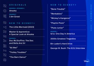 Image post by @DisneyPlus on Twitter/X