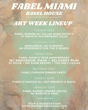 Image post by @fabelmiami on Instagram