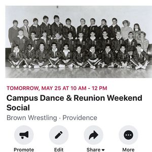 Image post by @brownu_wrestle on Instagram