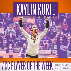 Image post by @clemsonvb on Instagram
