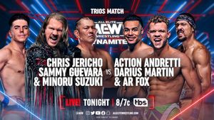 Image post by @AEW on Twitter/X