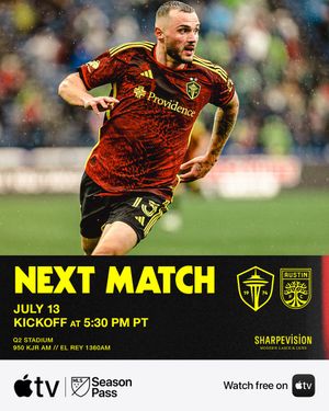 Image post by @SoundersFC on Twitter/X