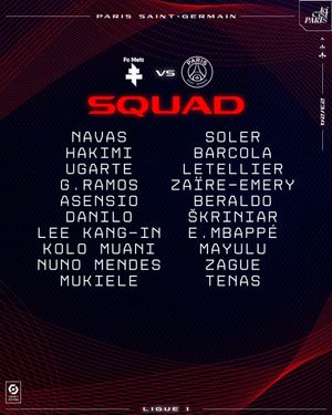 Image post by @PSG_inside on Twitter/X