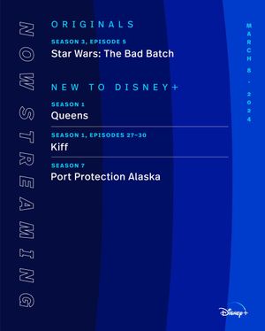 Image post by @DisneyPlus on Twitter/X