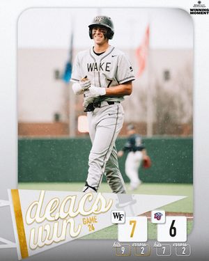Image post by @wakebaseball on Instagram