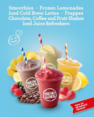 Image post by @drinkfreshblends on Facebook