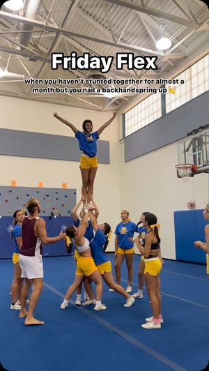 Video post by @butlertornadocheer on Facebook
