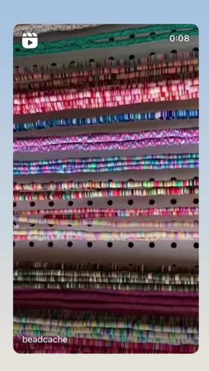 Video post by @beadcache on Facebook