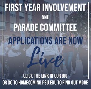 Image post by @psuhomecoming on Instagram