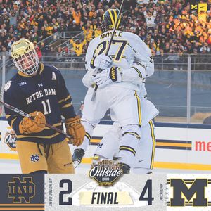 Image post by @umichhockey on Instagram