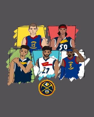 Image post by @nuggets on Instagram