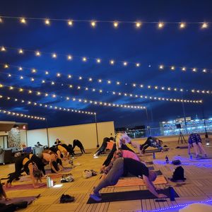 Image post by @yogapartylive on Instagram