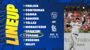 Image post by @Brewers on Twitter/X