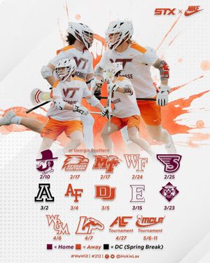 Image post by @hokiesmlax on Instagram
