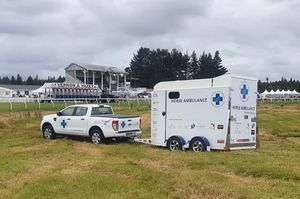 Image post by @NZHorseAmbulanceTrust on Facebook