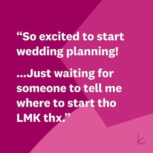 Image post by @theknot on Instagram