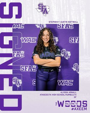 Image post by @sfa_softball on Instagram