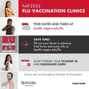 Image post by @rustudenthealth on Instagram