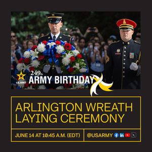 Image post by @USArmy on Twitter/X