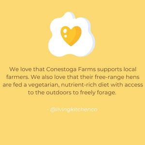 Image post by @conestoga_eggs on Instagram