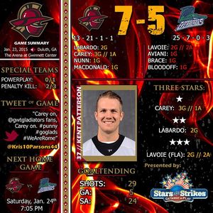 Image post by @atlgladiators on Instagram