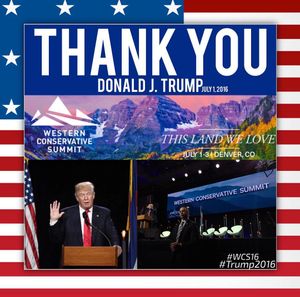 Image post by @realdonaldtrump on Instagram