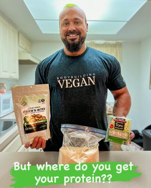 Image post by @thebodybuildingvegan on Instagram