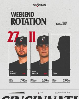 Image post by @GoBearcatsBASE on Twitter/X