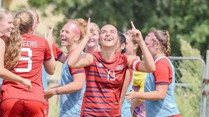 Image post by @mnu_womensoccer on Instagram