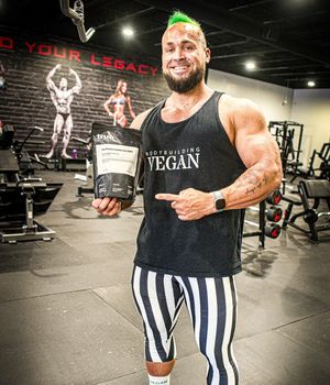 Image post by @thebodybuildingvegan on Instagram