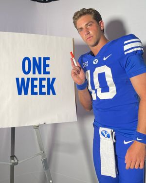 Image post by @BYUfootball on Twitter/X