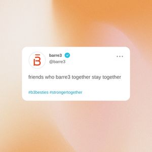 Image post by @barre3 on Instagram