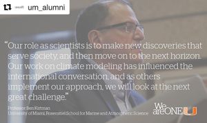 Image post by @univmiami on Instagram