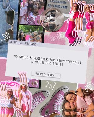 Image post by @appstateaphi on Instagram