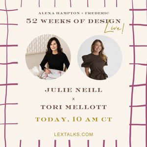 Image post by @julieneilldesigns on Instagram