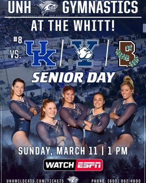 Image post by @unhgymnastics on Instagram