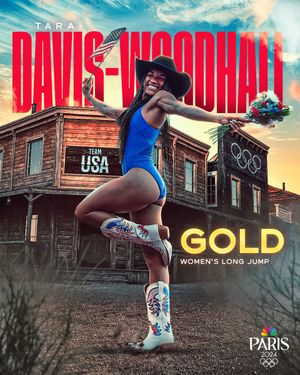 Image post by @NBCOlympics on Twitter/X