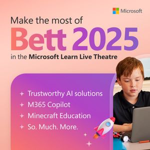 Image post by @MicrosoftEDU on Twitter/X