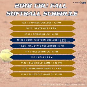 Image post by @cbu_softball on Instagram