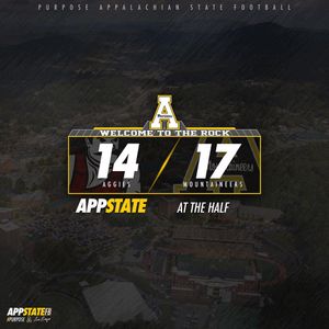 Image post by @appstate_fb on Instagram