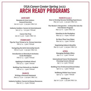 Image post by @ugacareercenter on Instagram