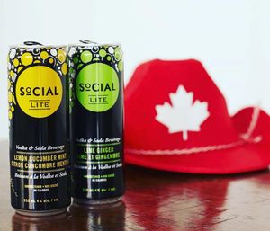 Image post by @sociallitevodka on Instagram
