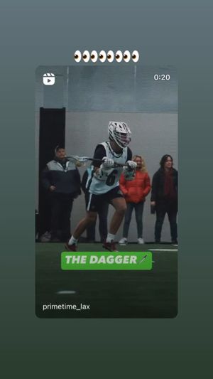 Video post by @PrimeTimeLacrosse on Facebook