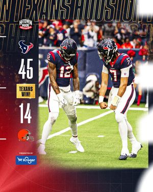 Image post by @HoustonTexans on Twitter/X