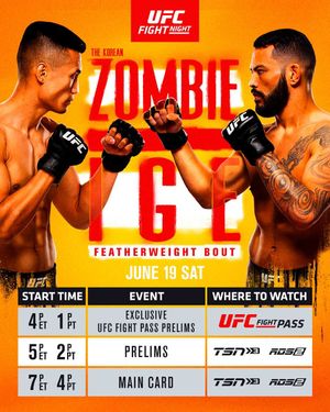 Image post by @ufccanada on Instagram