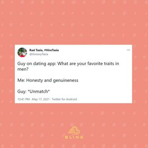 Image post by @theblinkdate on Instagram