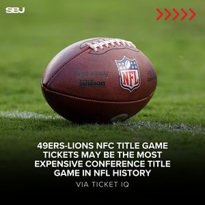 Image post by @sportsbusinessjournal on Instagram