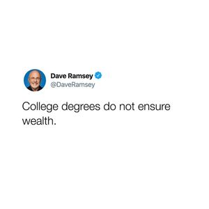 Image post by @daveramsey on Instagram