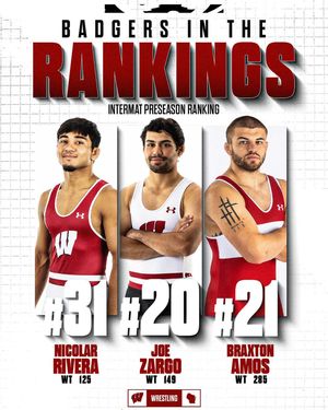 Image post by @badgerwrestling on Instagram