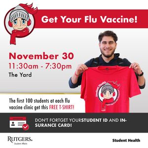 Image post by @rustudenthealth on Instagram